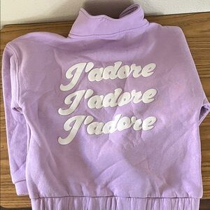 Cotton On Kids Lavender J'adore Sweatshirt